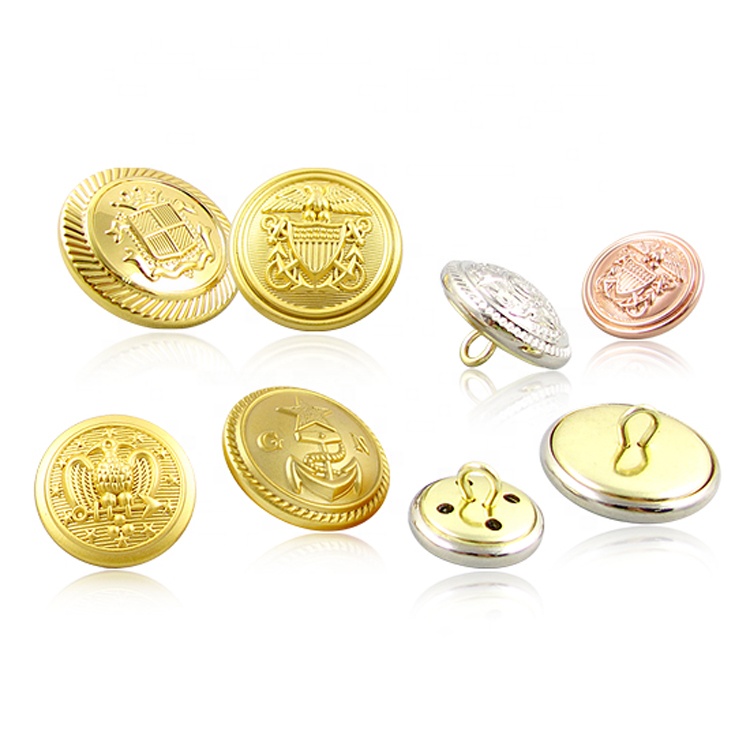 army metal button
