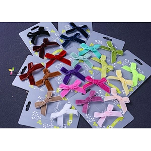 single face velvet tape flower