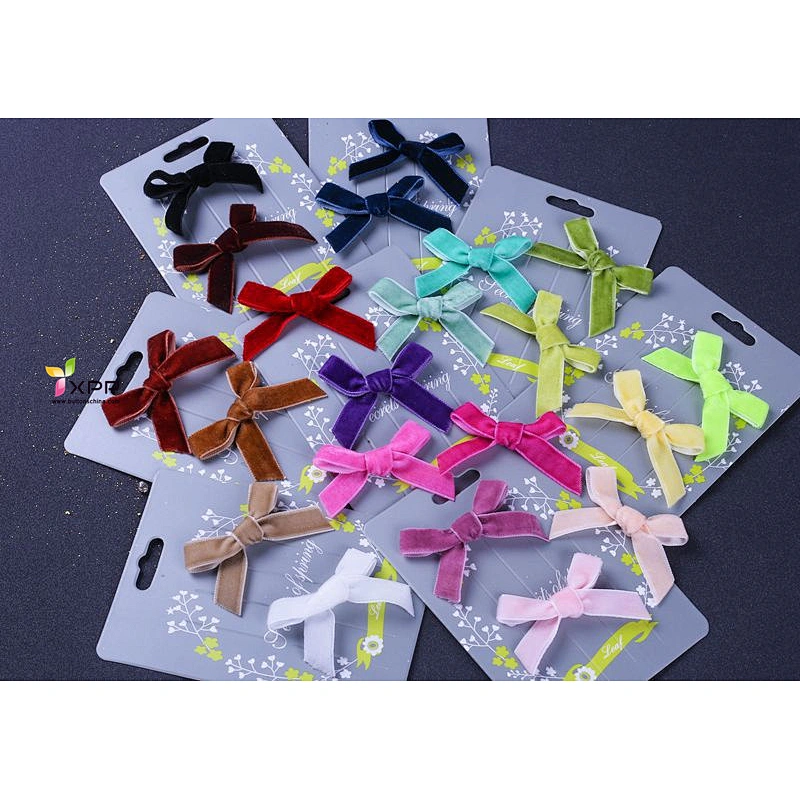 single face velvet tape flower