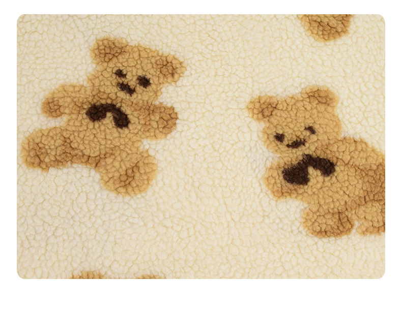 polyester sherpa fleece fabric