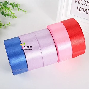 double color polyester ribbon double faced polyester ribbon double color satin ribbon