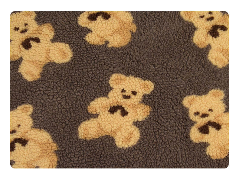 polyester sherpa fleece fabric