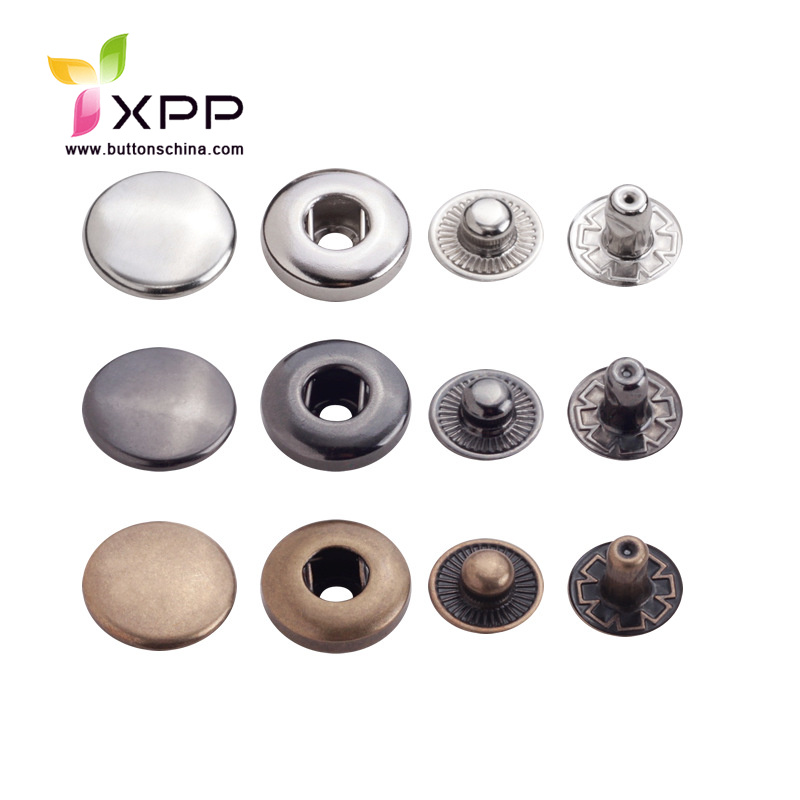 spring type snap button metal spring snap button metal snap button metal prong type snap button four parts snap button
