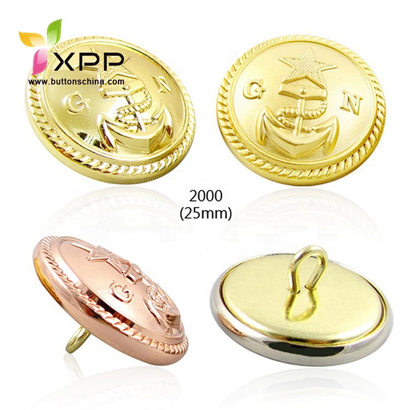 china manufactory army brass button sewing shank button metal sewing shank button sewing shank button