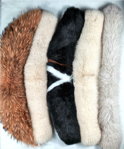 Fur Coat Big Wool Collar Warm Kowl Neck