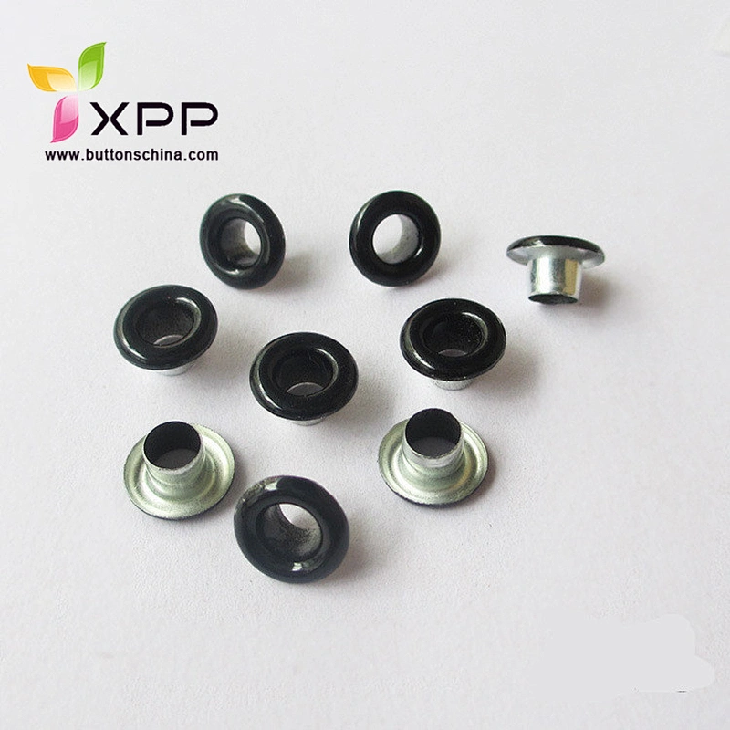 Metal brass eyelet with oil printing color