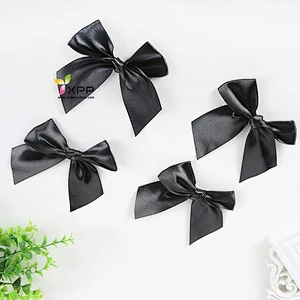 Butterfly flower bead  ribbon nylon stain tape with many color many size double faced polyester ribbon double color satin ribbon single face nylon satin ribbon