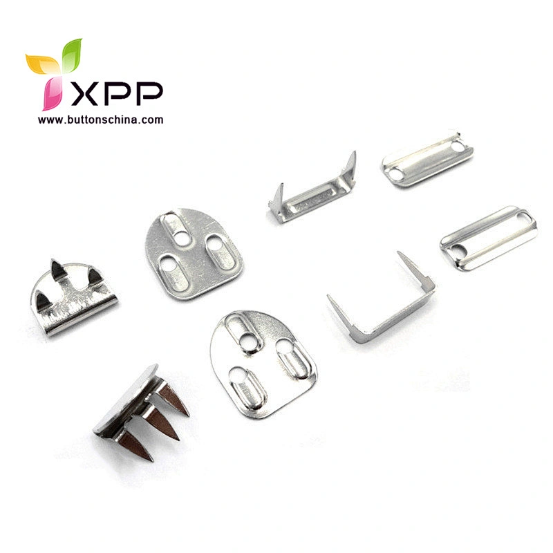 china manufactory metal trouser hook 4parts hook trouser hook button trouser