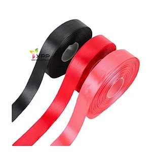 Single face ribbon nylon stain tape with many color double faced polyester ribbon double color satin ribbon single face nylon satin ribbon double face stain ribbon