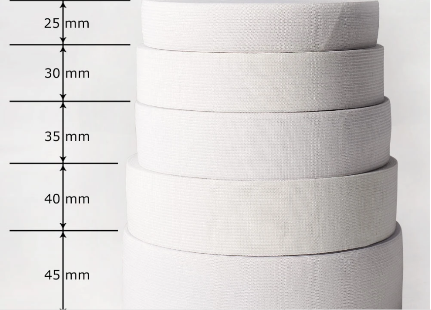 Stylish elastic button hole tape