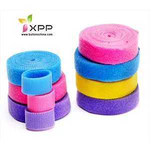 New Style Nylon Velcro tape Back to Back Hook and Loop tape