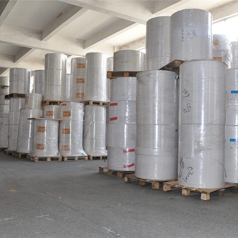 Wrapping Paper Roll Coated Paper For Packaging Thermal Label Jumbo Roll Adhesive Thermal Roll Coated Paper