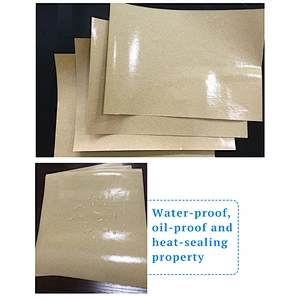 Takeaway packaging PE coated food grade take away paper food box raw material PE coated kraft paper jumbo roll