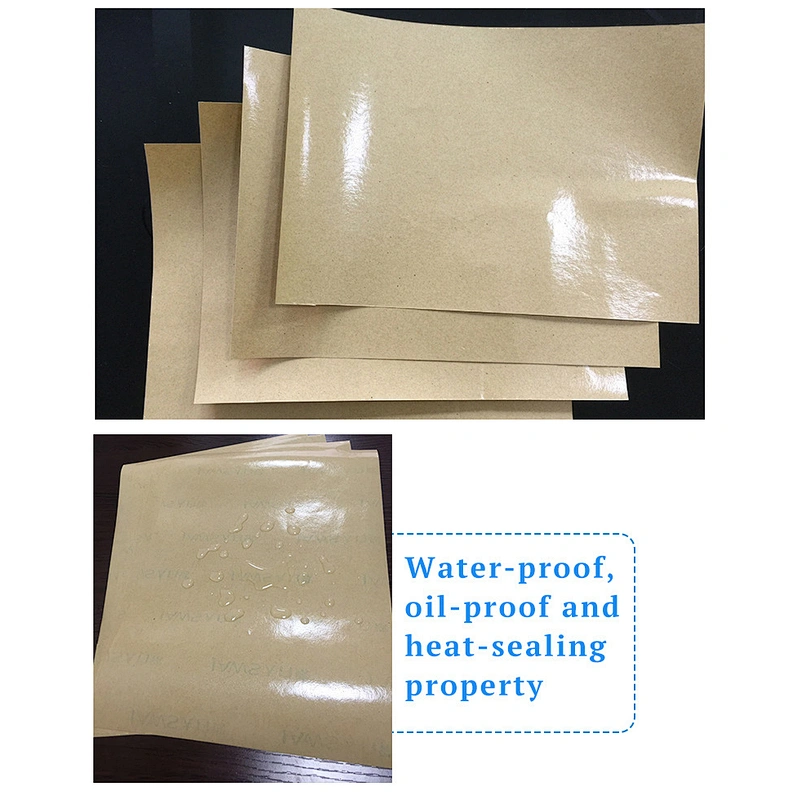 Takeaway packaging PE coated food grade take away paper food box raw material PE coated kraft paper jumbo roll