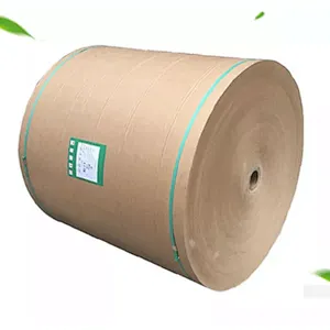 Customized GSM Non-stick Oil-proof Water-proof PE coated kraft paper jumbo roll
