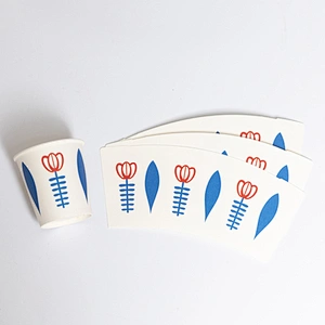 Paper Cups Raw Material 150GSM-380GSM Single/Double PE Coated Customized Logo Printing Paper Cup Fans