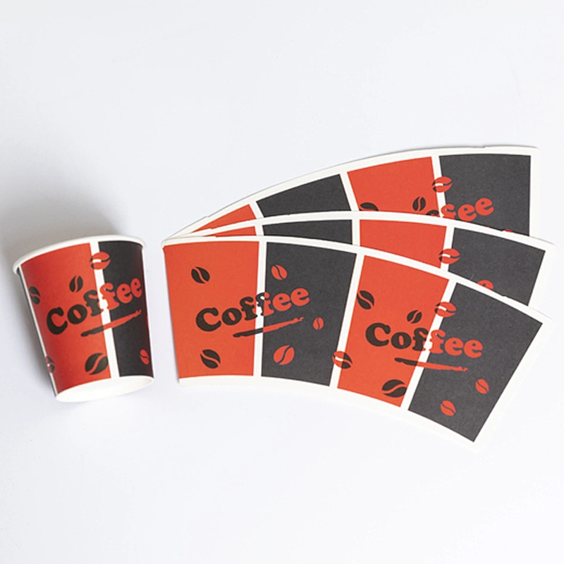 Paper Cups Raw Material 150GSM-380GSM Single/Double PE Coated Customized Logo Printing Paper Cup Fans