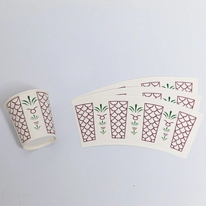 Paper Cups Raw Material 150GSM-380GSM Single/Double PE Coated Customized Logo Printing Paper Cup Fans