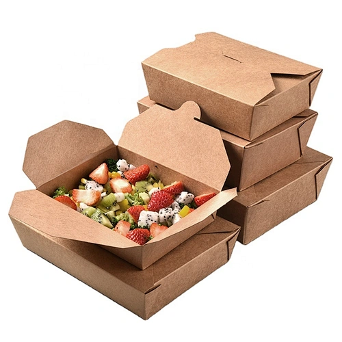 Takeaway packaging PE coated food grade take away paper food box raw material PE coated kraft paper jumbo roll