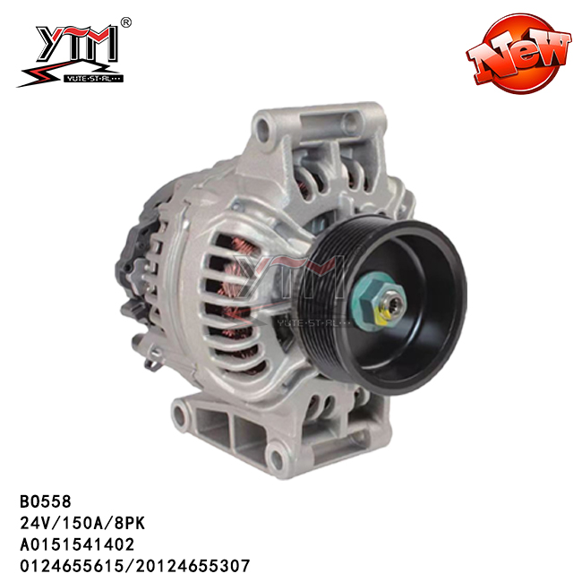 24V 150a alternator for Mercedes Benz Trucks 0124655615 20908 0124655615  0124655071 0124655277 0124655278
