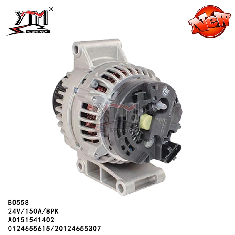 24V 150a alternator for Mercedes Benz Trucks 0124655615 20908 0124655615  0124655071 0124655277 0124655278