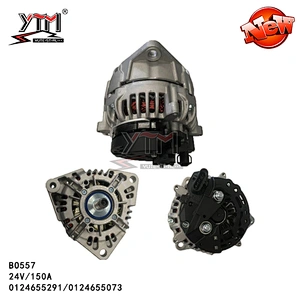 24V 150A Alternator BOSCH 0124655073, 0124655291, 0124655292 MERCEDES-BENZ 0001505350, 0001507250, A0001505350, A0001507250