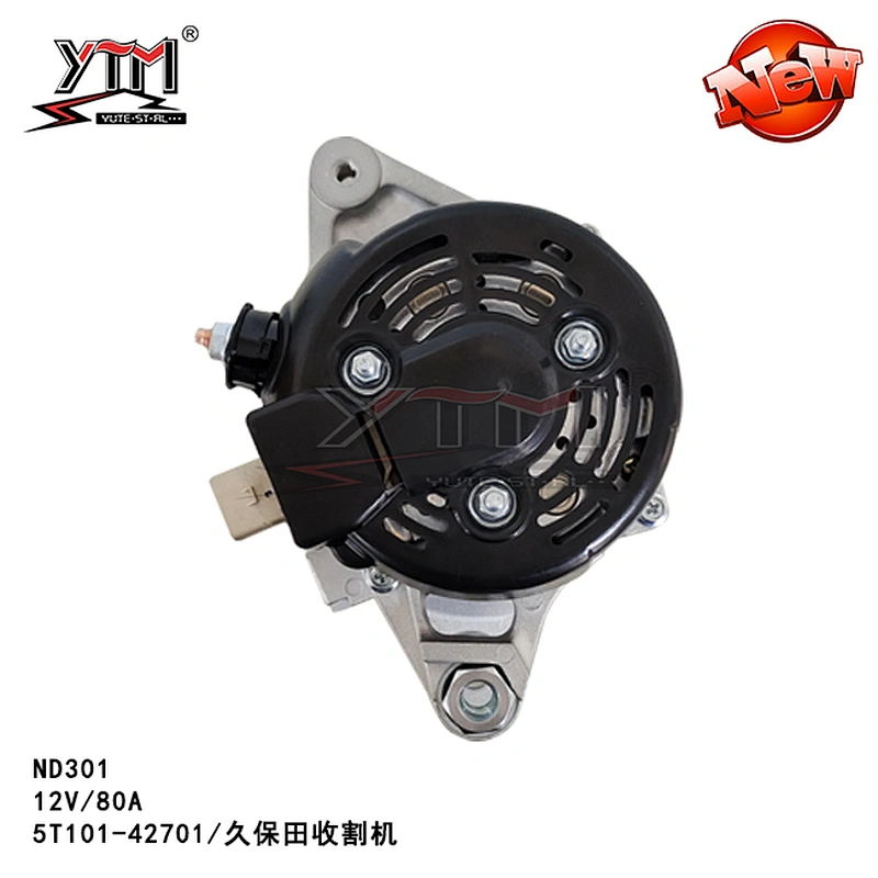 12V 80A 5T nd301 motor Alternator for 5T101-42701