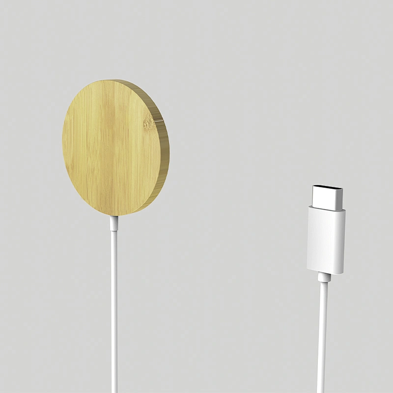 15W Magsafe Wireless Charger(Bamboo material)