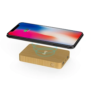 5,000mAh Bamboo Wireless Charging Powerbank