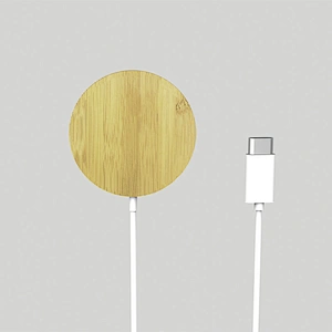 15W Magsafe Wireless Charger(Bamboo material)