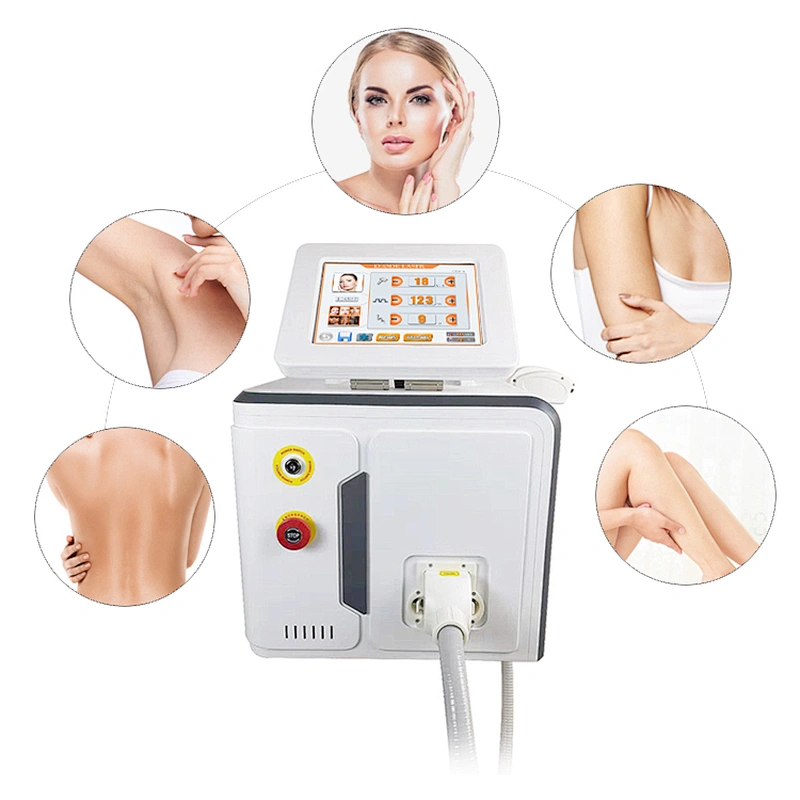 1600W 760nm 808nm 1064nm 10bar optional diode  laser hair removal machine