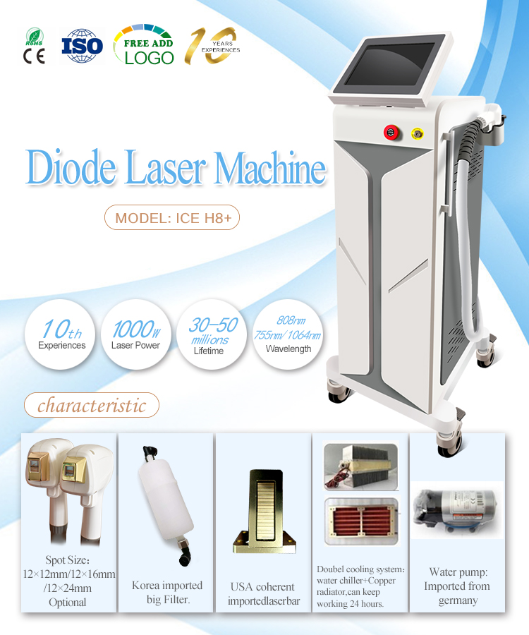 diode 808nm laser hair removal