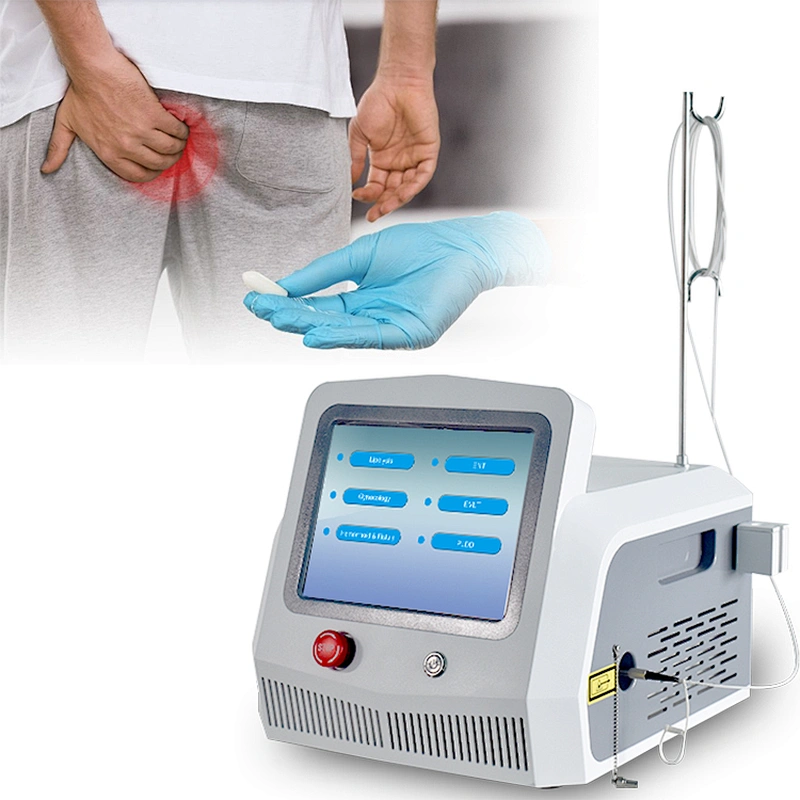 2025 Newest 980nm+1470nm Diode Laser Proctology Treatment Device Removal Hemorrhoids Anal Fistula