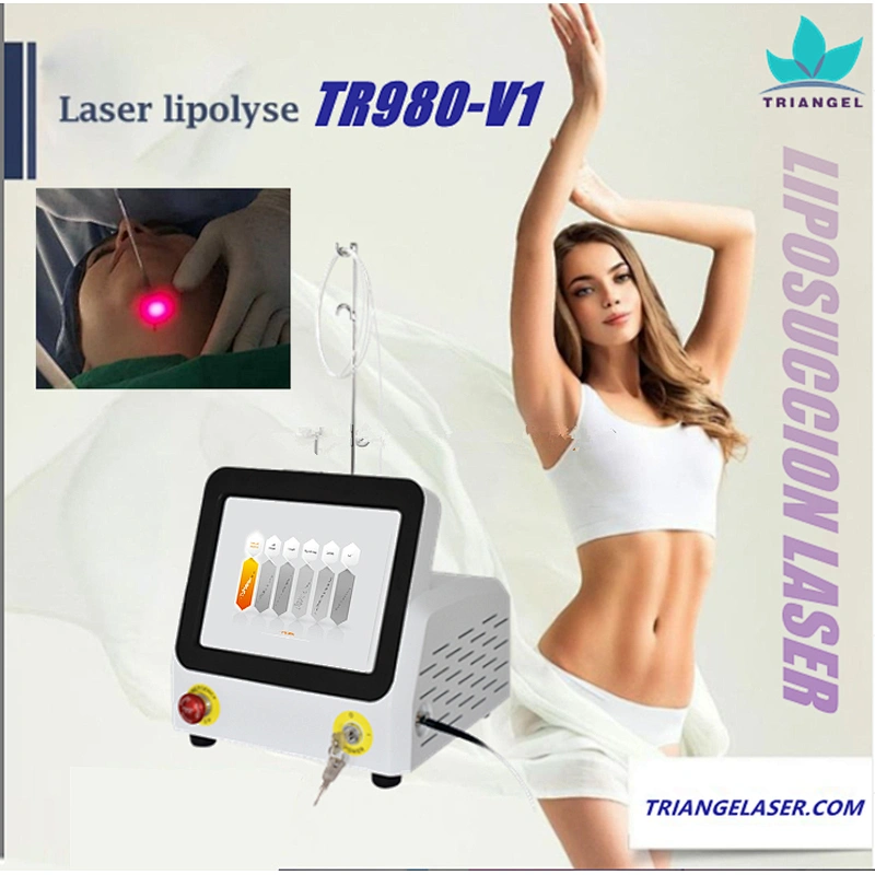Liposuction Lipolysis Get Rid of Body Cellulite Equipment Diode Laser 980nm Body Shaping Slimming Machine