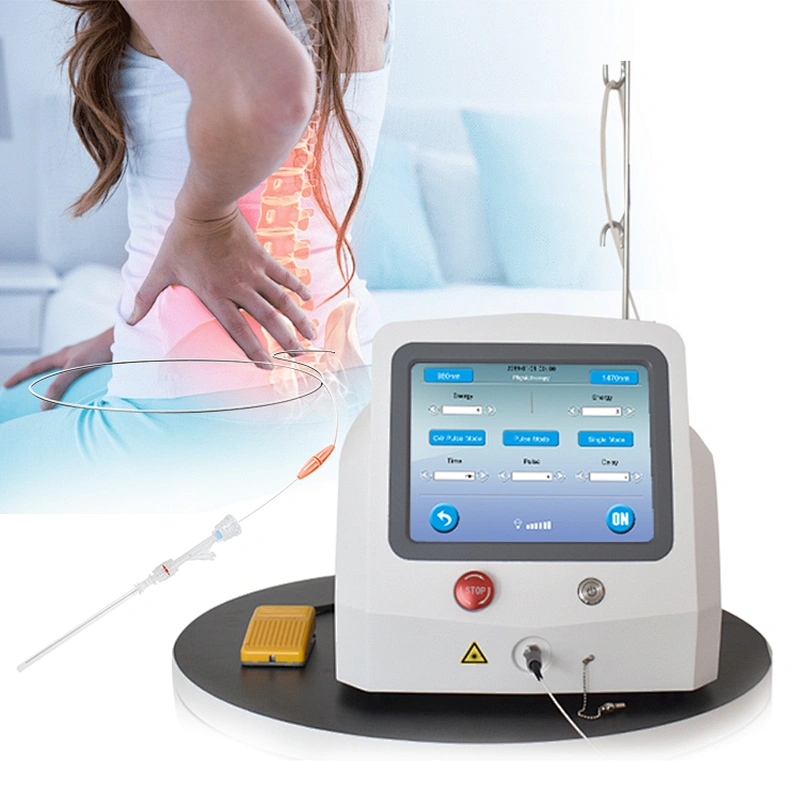 980nm 1470nm Laser Disc Decompression Machine PLDD Treatment Lumbar Disk Herniation