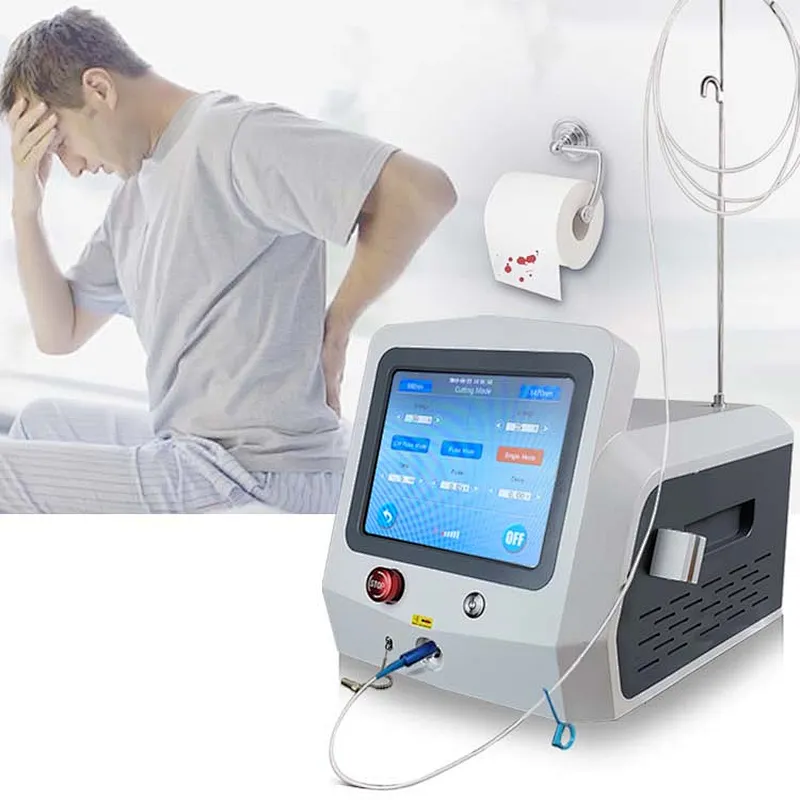 Hemorrhoids Treatment Surgery Diode Laser 1470nm With CE Hemorrhoids Laser Anal Fistula Hemorrhoids 980nm Laser