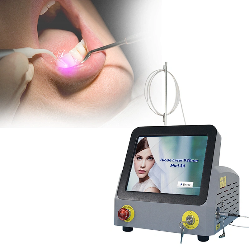 Portable Single Wavelengths 980nm Dentistry Remove Tooth Decay Whitening Laser Treatment Machine