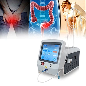 Anal Fistula Internal External Hemorrhoids Remover Piles Laser Radial Fiber 980nm 1470nm Piles Surgical Laser Instrument