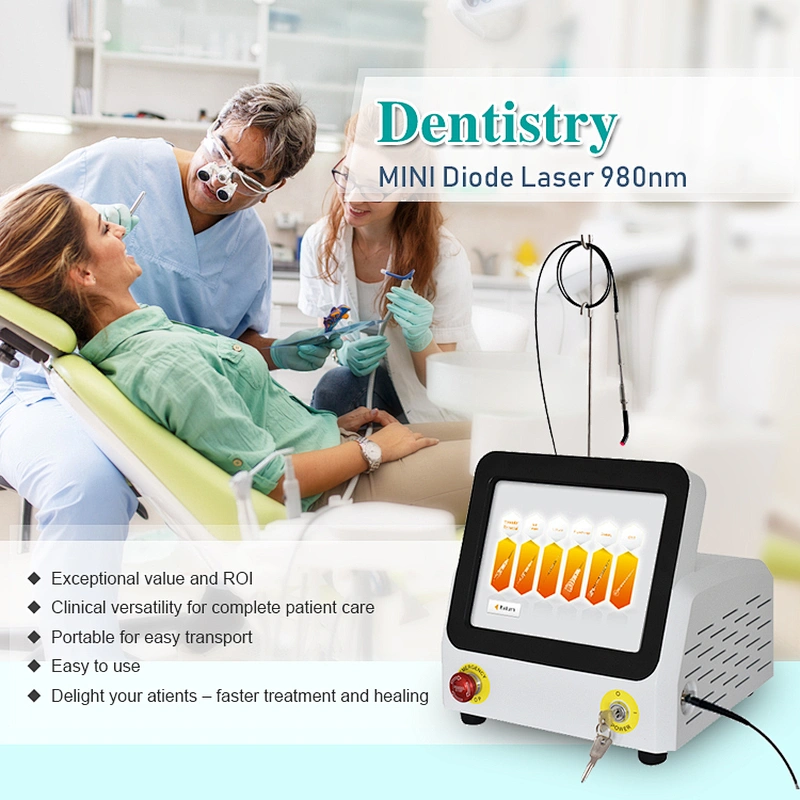 Hot Sale  Dental Soft Tissue Laser Machine 980nm Diode Dental Laser Therapy Teeth Whitening Device
