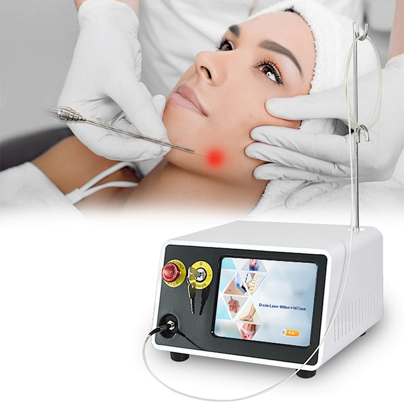 New Arrival Mini Invasive Endo Laser Lipolysis Machine 1470nm 980nm Fiber Liposuction Weight Loss Equipment
