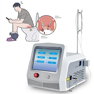 Hemorrhoids Diode Laser Instrument Treatment Device 1470nm Removal Anal Fistula Hemorrhoids 980nm Diode Laser