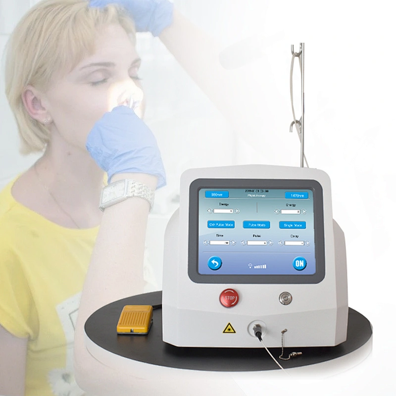 Best Sale 980nm1470nm Diode Laser Minimally ENT Surgical Instrument ENT Ear Nose and Throat Laser Treatment Machine