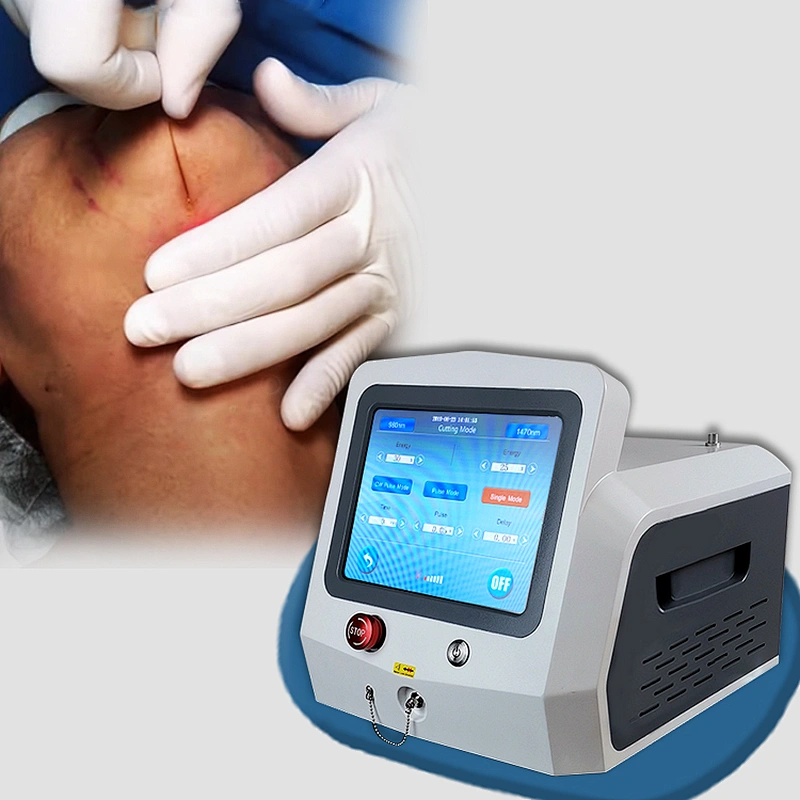 980 1470nm Diode Endolaser Equipment Micro Plastic Surgery Lipolysis Laser Machine Liposuction Equipment