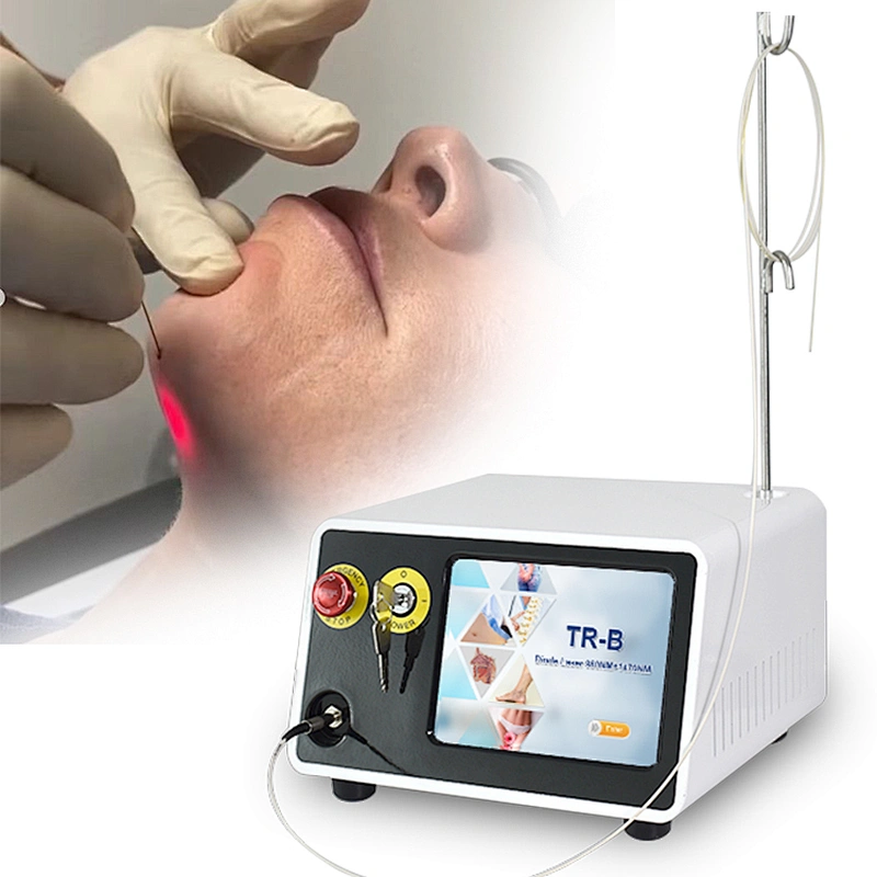 Laser Lipolysis 30w 980nm 1470nm Double Wave Laser Diode Liposuction Endolaser Fecelift Machine