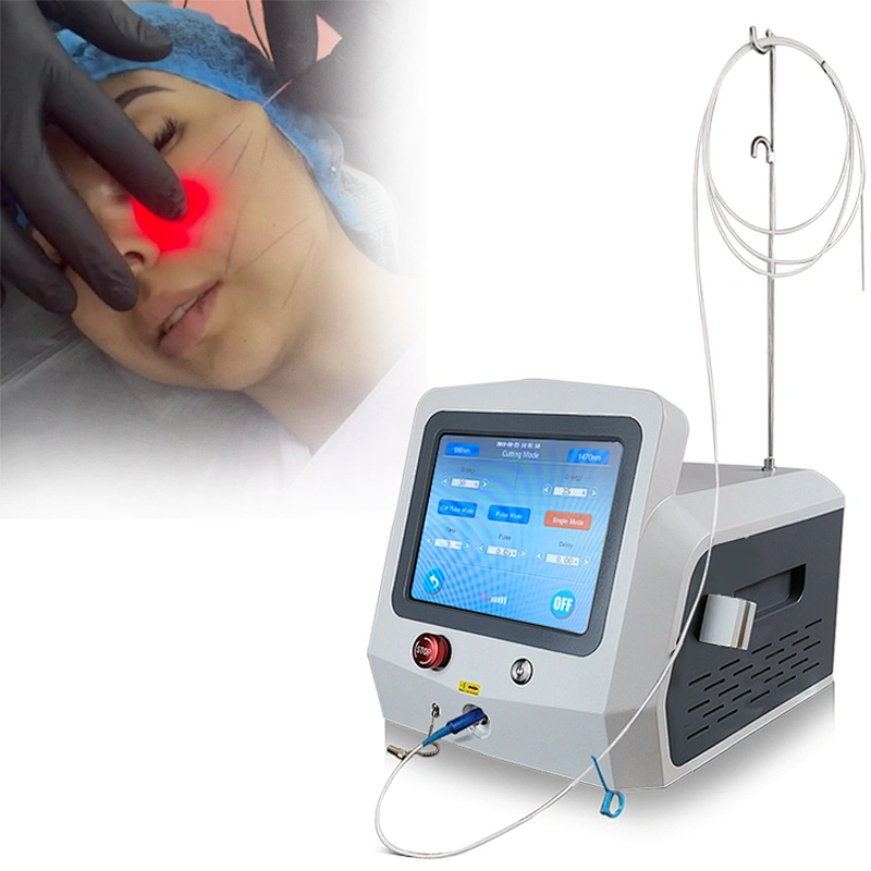 980nm1470nm Lipolysis Vaser Liposuction Skin Tightening Equipment Diode Laser Endolaser Facial Lifting