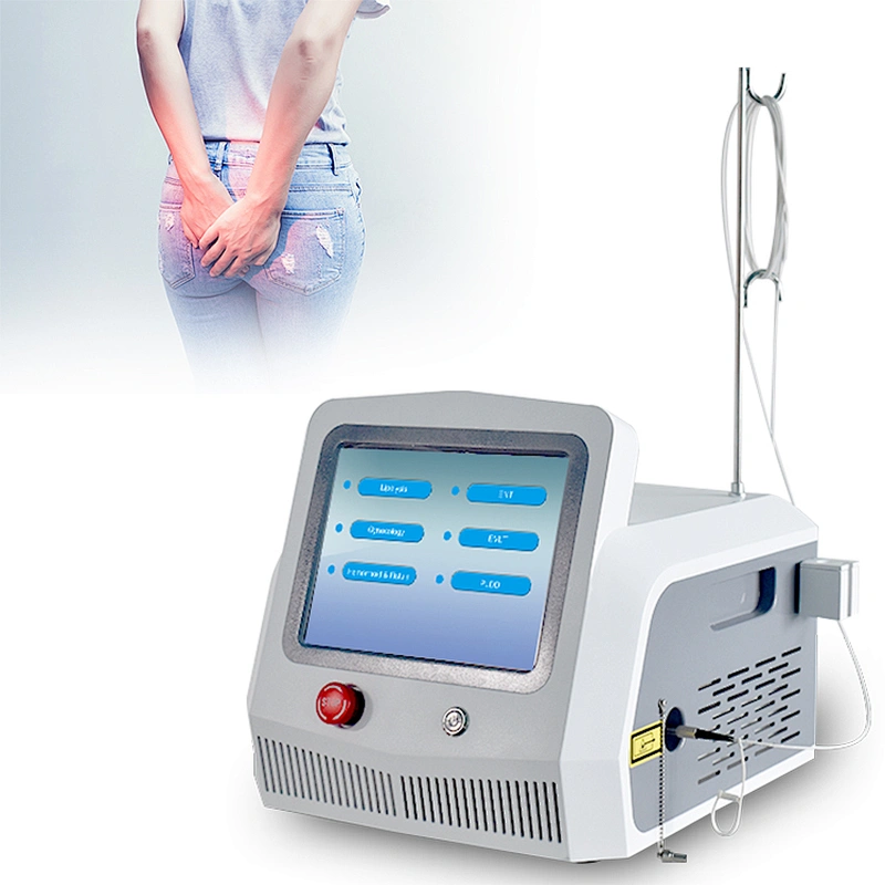 2025 New 980nm 1470nm Diode Laser Proctology Hemorrhoids Surgical Invasive Treatment Laser Ablation Machine