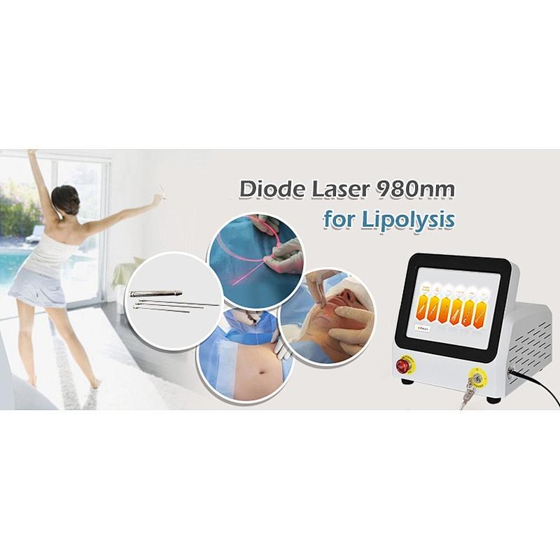 Triangel Laser Lipolysis 1470 980nm Medical Liposuction Machine Endo Lift Laser Fat Melting Lift Facial Equipment