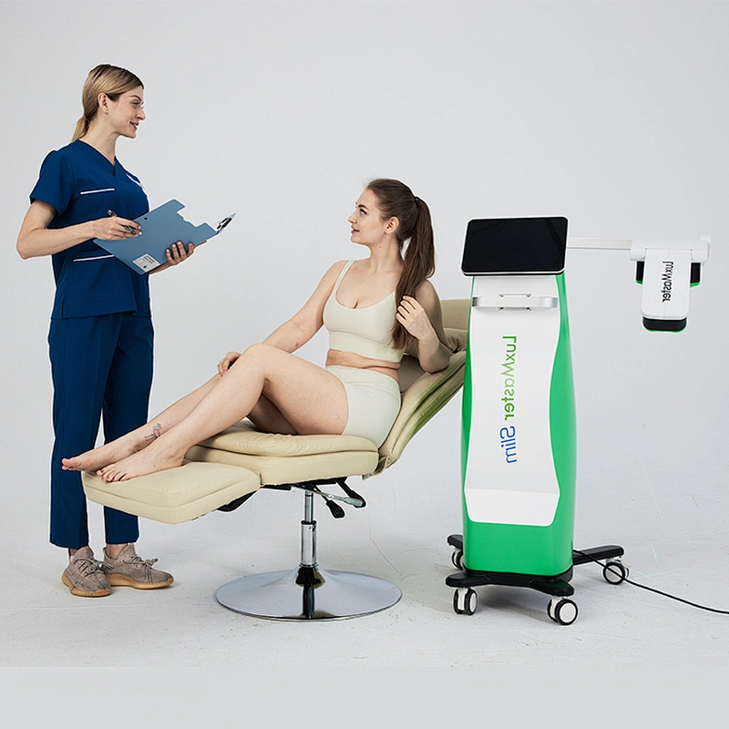 Hot Sale Non-invasive 532nm Green Light Laser Eliminate Abdomen Waist Fat 10d Lipo Laser Luxmaster Slimming Laser Machine