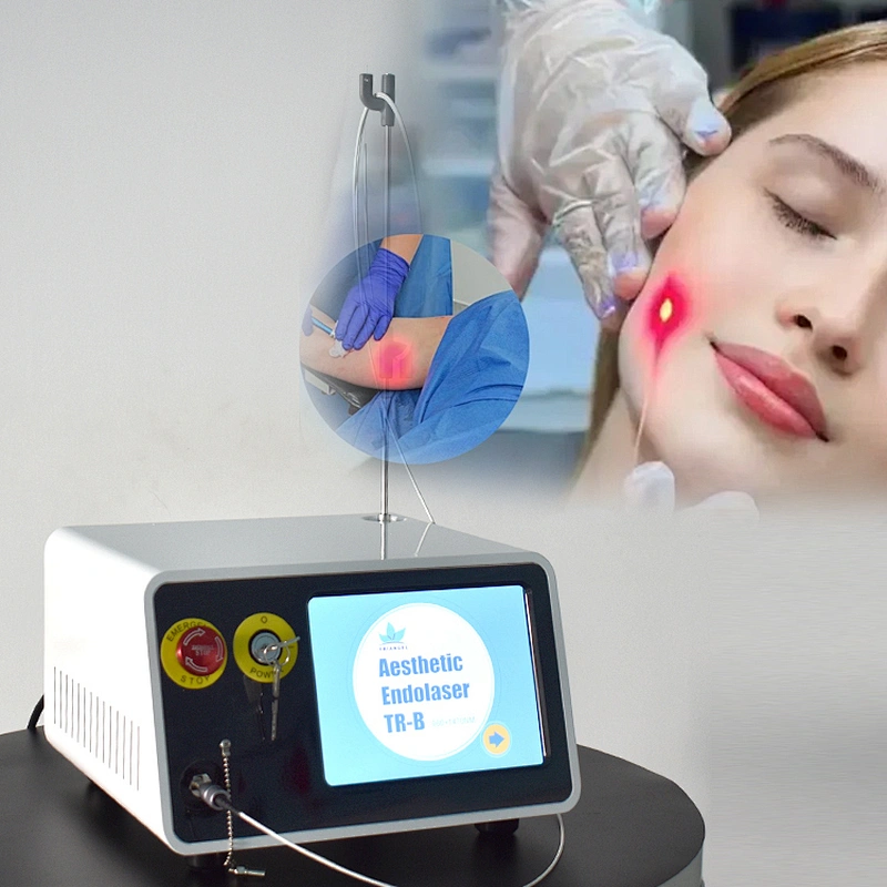 2025 Newest Most Effective Liposuctio And Lipolysis 980nm1470nm Diode Laser  Endolaser Face And Neck Lift Machine