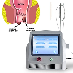 Dual Wave Diode Laser Portable Equipment 980 1470 Nm For Hemorrhoid Remove Proctological Trentment Piles